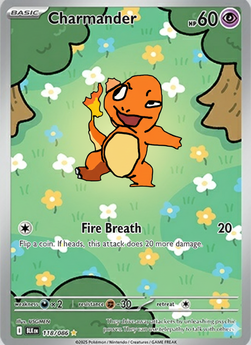 Charmander Card